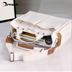 Sac à main à  grande capacité en toile