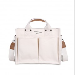 Sac à main à  grande capacité en toile