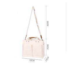 Sac à main à  grande capacité en toile