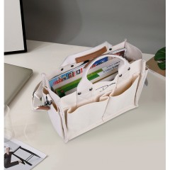 Sac à main à  grande capacité en toile