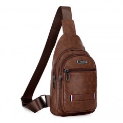 Sac à bandoulière pour hommes en cuir pu