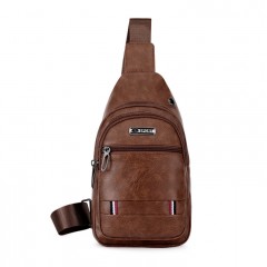 Sac à bandoulière pour hommes en cuir pu