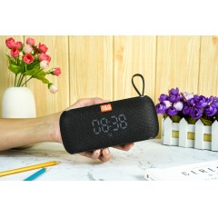 Haut-parleur Bluetooth portable à horloge lumineuse et numérique