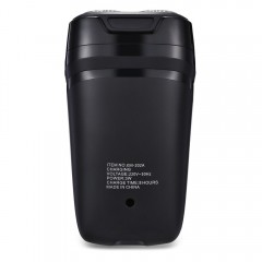 Rasoir électrique rechargeable avec deux tondeuses KEMEI