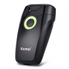 Rasoir électrique rechargeable avec deux tondeuses KEMEI