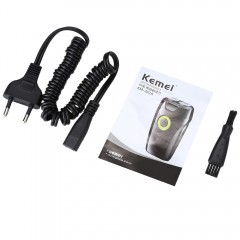 Rasoir électrique rechargeable avec deux tondeuses KEMEI
