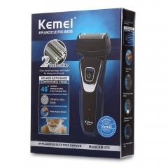 Rasoir électrique rechargeable KEMEI à double tête alternatif