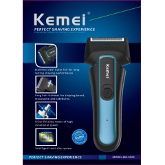 Rasoir électrique rechargeable  KEMEI à mouvement alternatif
