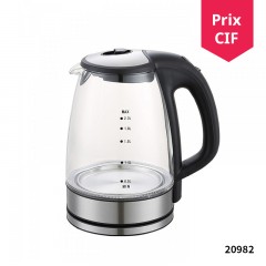 Bouilloire électrique 2L Mise hors tension automatique en verre