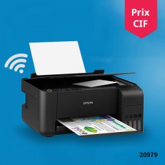 Epson L3158 Imprimante tout en un-photocopie/impression Type de silo à encre sans fil