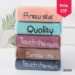 Serviette pour sport en microfibre lot de 5pcs broderie et épaissie