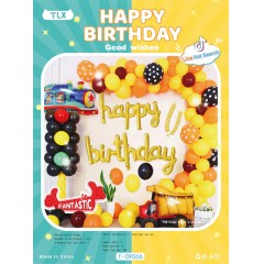 Ballon décoration happy birthday pour enfant