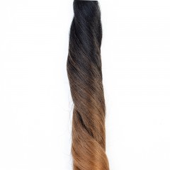 Mèches  en fibre  synthétique avec cheveux bouclés de couleur gradient