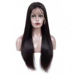 Perruque en fibre synthétique à cheveux long