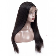 Perruque en fibre synthétique à cheveux long