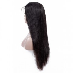 Perruque en fibre synthétique à cheveux long