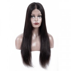 Perruque en fibre synthétique à cheveux long