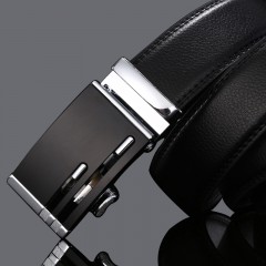Ceinture en cuir pour hommes avec boucle automatique