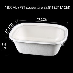 Bols à soupe jetables écologiques