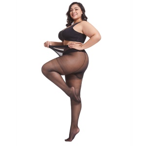 Bas collant en resille de grande taille ample et respirant