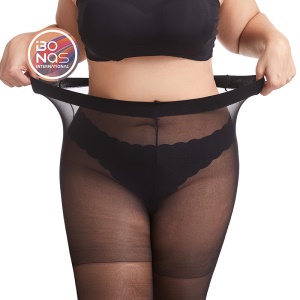 Bas collant en resille de grande taille ample et respirant