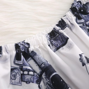 Ensemble top+ pantalon jean pour fille