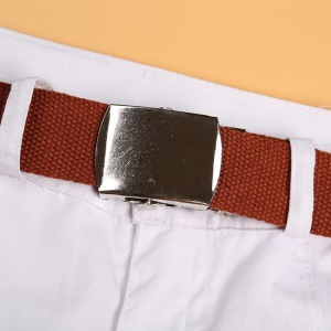 Ensemble chemise à manches longues + pantalon + ceinture 3 pièces
