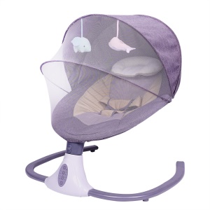 Chaise Mini Couchette à bascule électrique intelligente Musique et Télécommande pour bébé