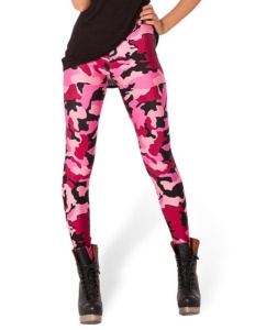 Legging en motif camouflage imprimé