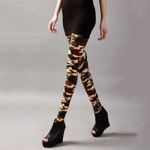Legging en motif camouflage imprimé