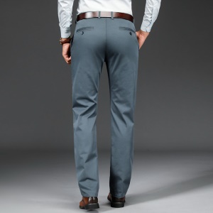 Hommes pantalons décontractés stretch business