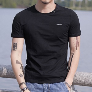 T-shirt manches courtes pour homme 100% coton