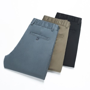 Hommes pantalons décontractés stretch business