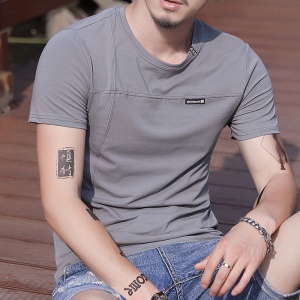 T-shirt manches courtes pour homme 100% coton