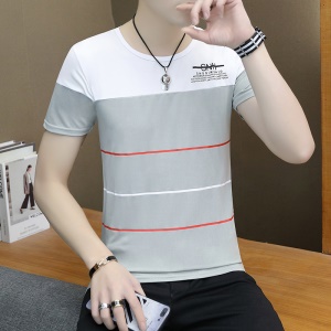 T-shirt manches courtes pour homme rayures