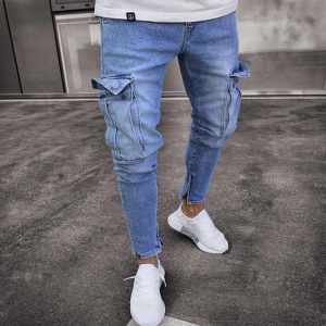 Jeans cargo bad boy pour hommes