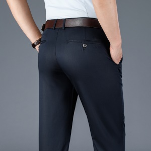 Pantalons classe et décontractés pour hommes et lisse