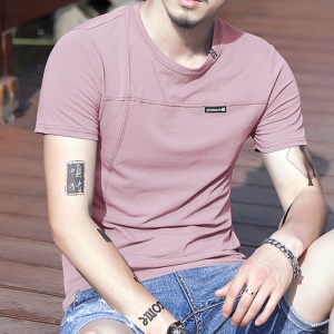 T-shirt manches courtes pour homme 100% coton