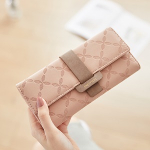 Portefeuille femme long