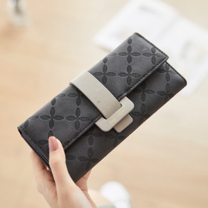 Portefeuille femme long