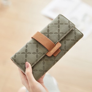 Portefeuille femme long