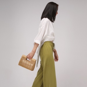 Sac à main pour femmes en  bambou