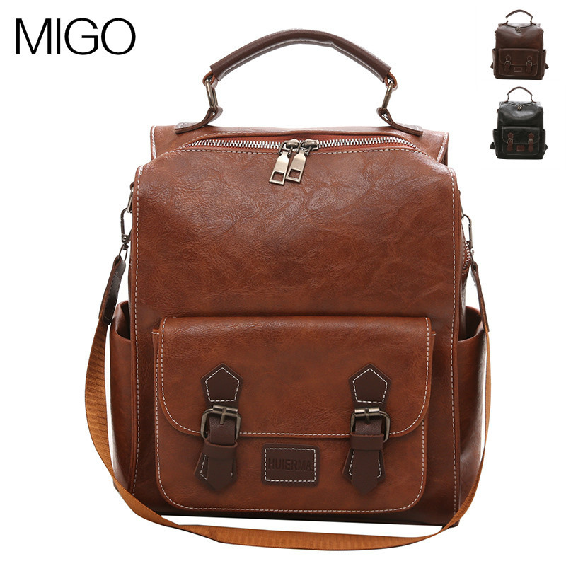 Sac à dos en cuir PU pour femme