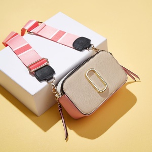 Sac à bandoulière en cuir synthétique pour femmes multicolores