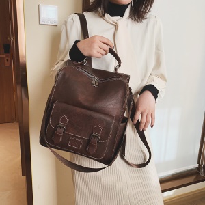 Sac à dos en cuir PU pour femme