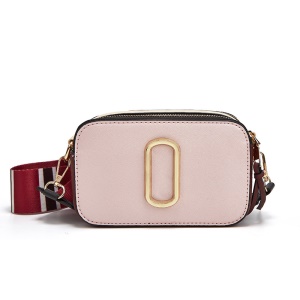 Sac à bandoulière en cuir synthétique pour femmes multicolores