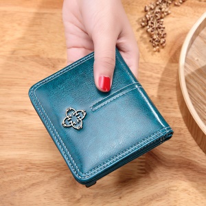 Portefeuille femme en cuir