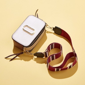 Sac à bandoulière en cuir synthétique pour femmes multicolores