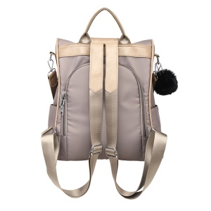 Sac à dos femmes en tissu Oxford /cuir