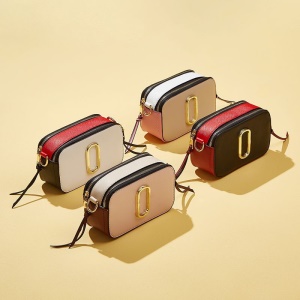 Sac à bandoulière en cuir synthétique pour femmes multicolores